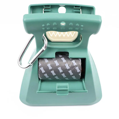 Foldable Dog Pooper Scooper – Travel Pet Waste Picker with 1 Roll Biodegradable Bags