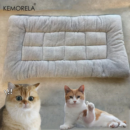 Large Plush Dog Bed Sofa – Thick Super-Soft Polyester Pet Mat for Small, Medium & Large Dogs