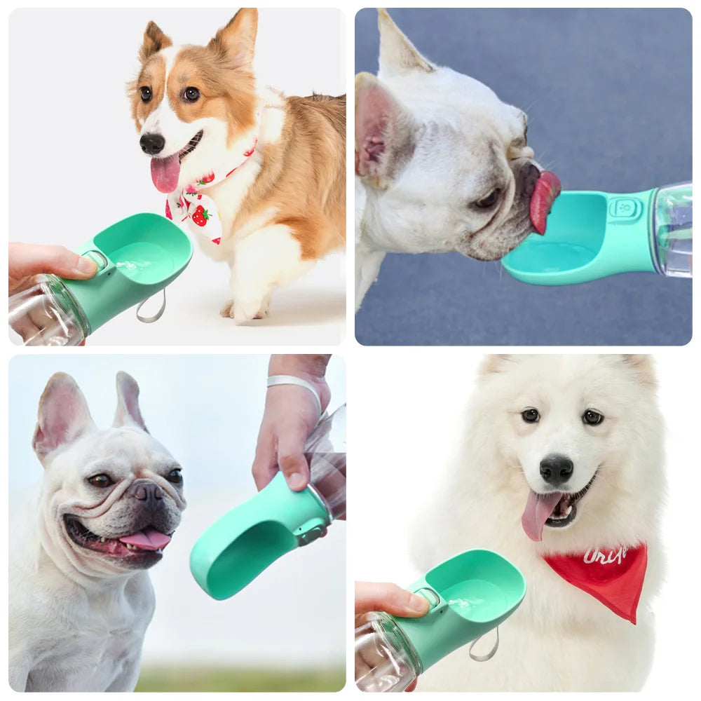 Portable Dog Water Bottle – Leakproof Outdoor Drinking Bottle for Small & Large Dogs and Cats