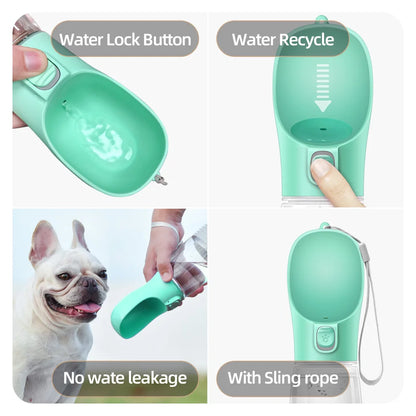 Portable Dog Water Bottle – Leakproof Outdoor Drinking Bottle for Small & Large Dogs and Cats